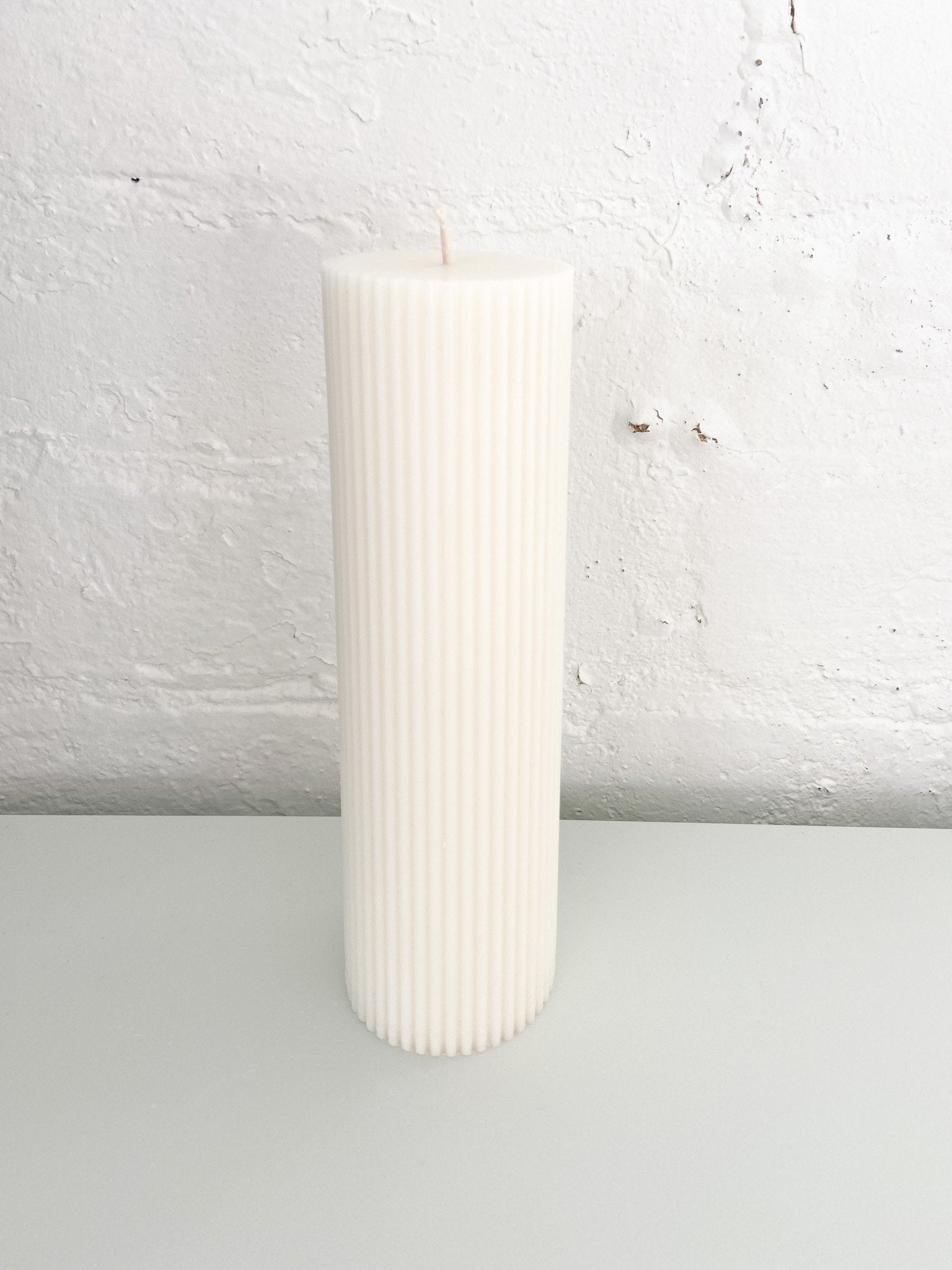 Make Scents of It 20cm Pillar Candle - White - Norsu Interiors (6805086240956)