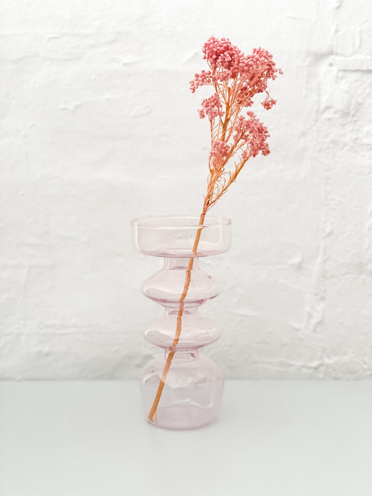 norsuHOME The Twist Vase/Candle Holder, Blush - Norsu Interiors (6693023580348)